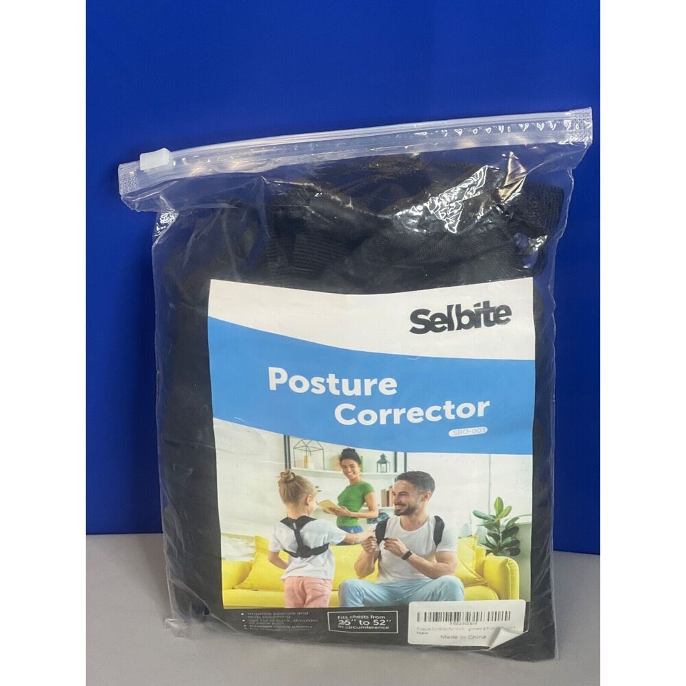 Selbite Posture Corrector Fits 25" - 52" Chest Men Or Women Helps With Back Pain
